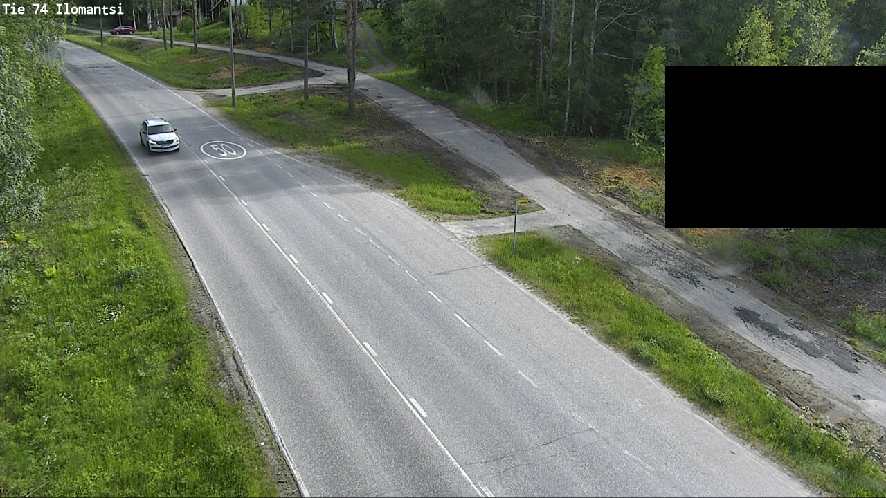 Weather Camera Image Väg 74 Ilomantsi, Ilomantsi, Pohjois-Karjala