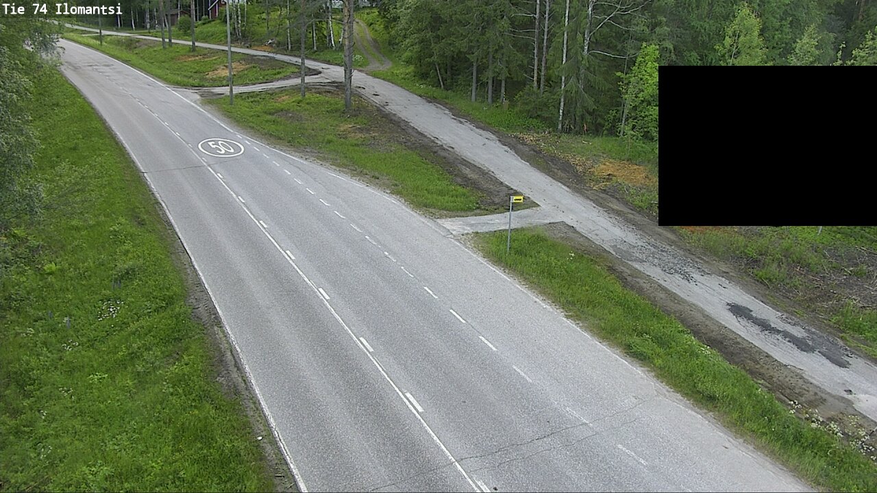 Weather Camera Image Väg 74 Ilomantsi, Ilomantsi, Pohjois-Karjala