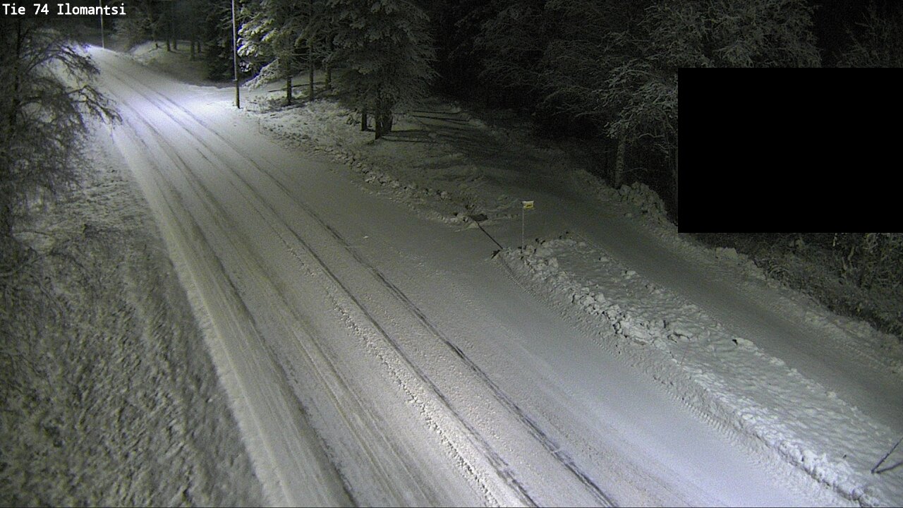 Weather Camera Image Väg 74 Ilomantsi, Ilomantsi, Pohjois-Karjala