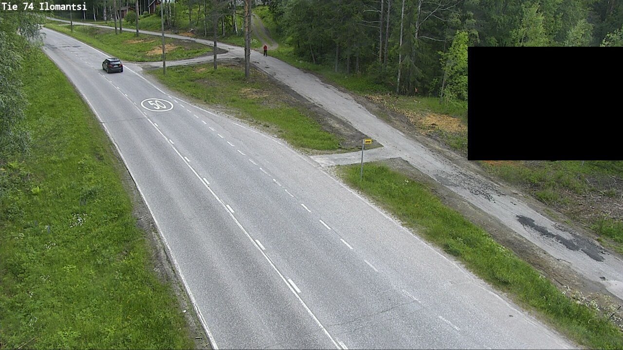 Weather Camera Image Väg 74 Ilomantsi, Ilomantsi, Pohjois-Karjala