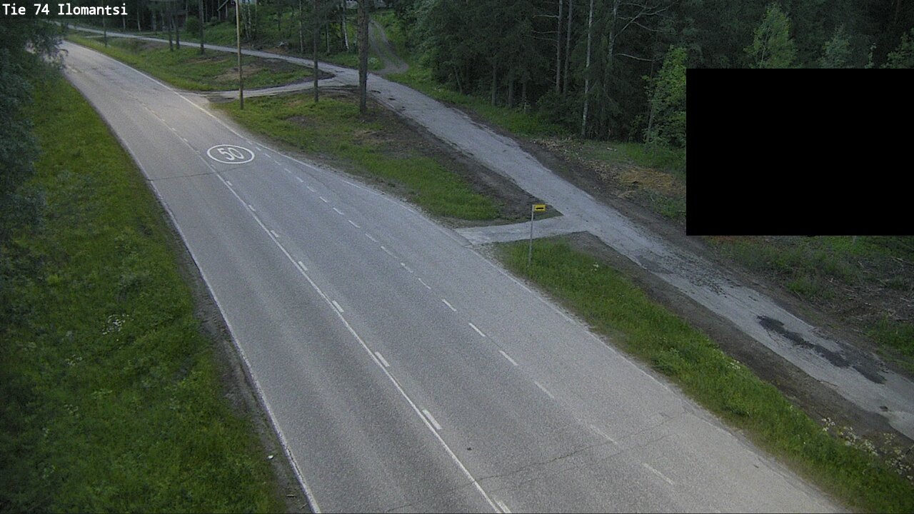 Weather Camera Image Väg 74 Ilomantsi, Ilomantsi, Pohjois-Karjala