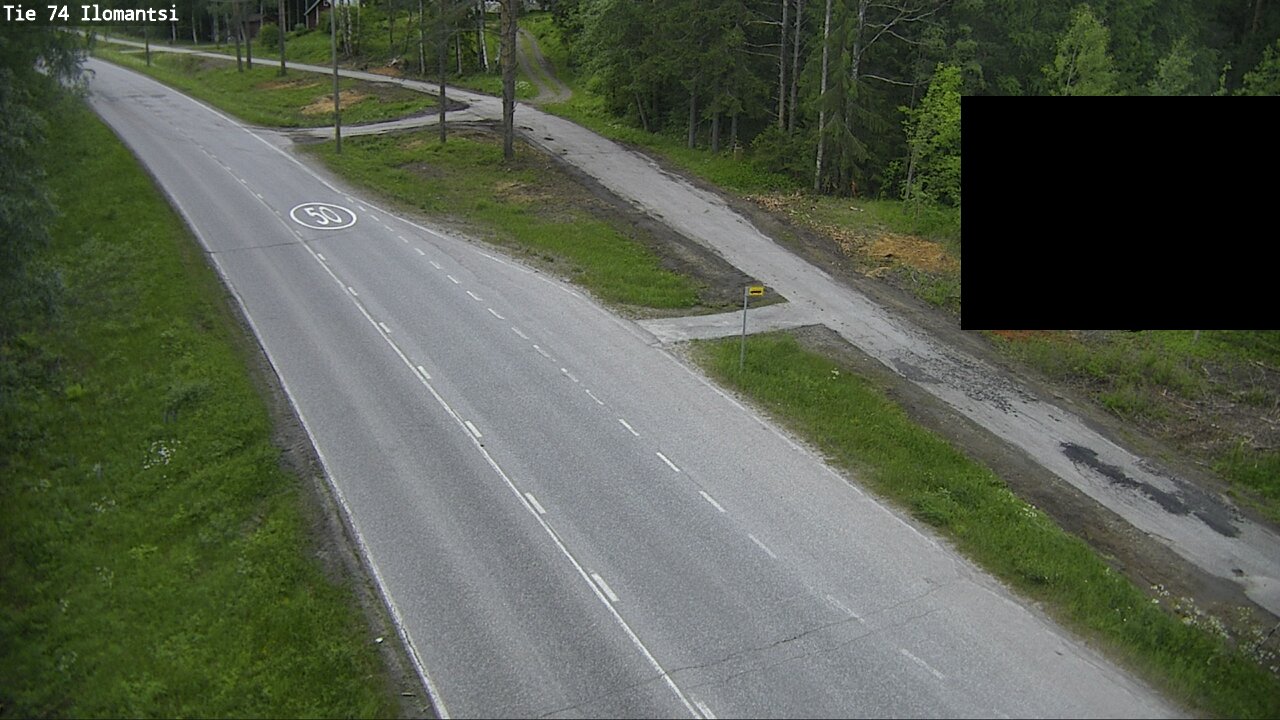 Weather Camera Image Väg 74 Ilomantsi, Ilomantsi, Pohjois-Karjala