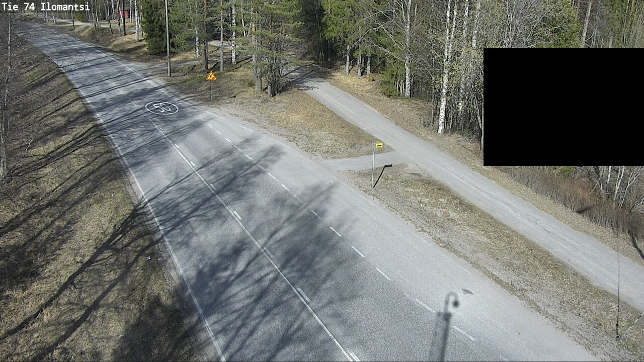 Weather Camera Image Väg 74 Ilomantsi, Ilomantsi, Pohjois-Karjala