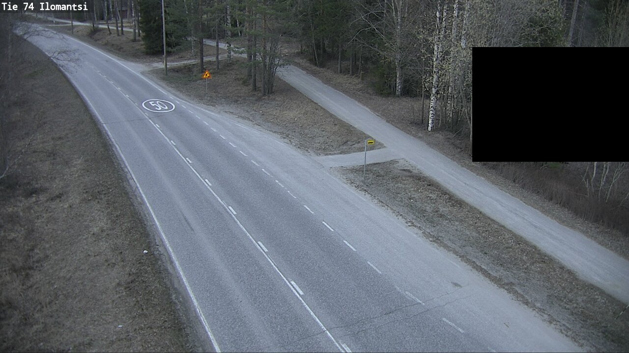 Weather Camera Image Väg 74 Ilomantsi, Ilomantsi, Pohjois-Karjala