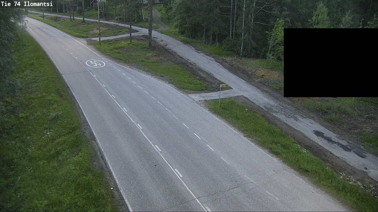 Weather Camera Image Väg 74 Ilomantsi, Ilomantsi, Pohjois-Karjala