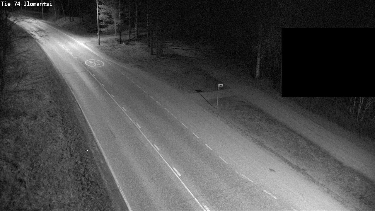 Weather Camera Image Väg 74 Ilomantsi, Ilomantsi, Pohjois-Karjala