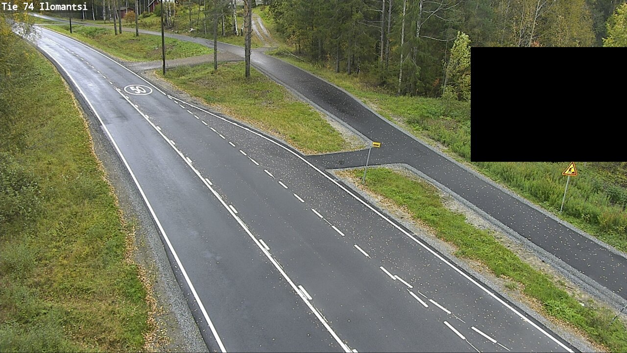 Weather Camera Image Väg 74 Ilomantsi, Ilomantsi, Pohjois-Karjala