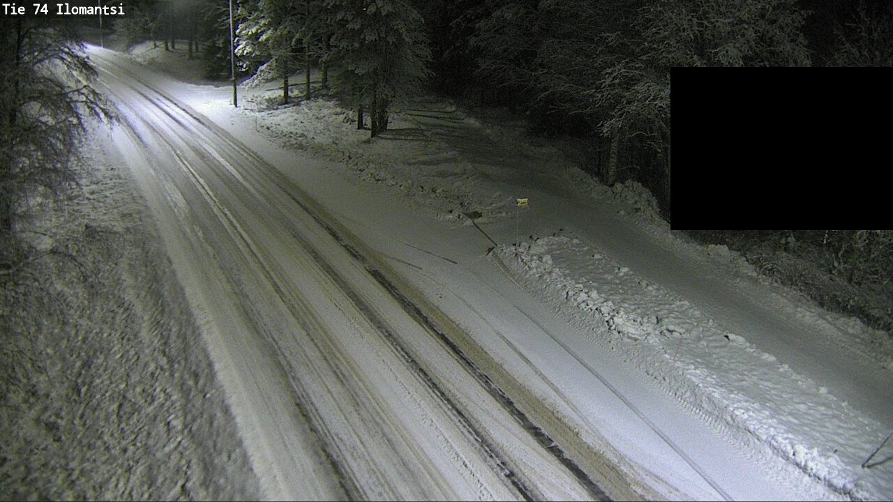 Weather Camera Image Väg 74 Ilomantsi, Ilomantsi, Pohjois-Karjala