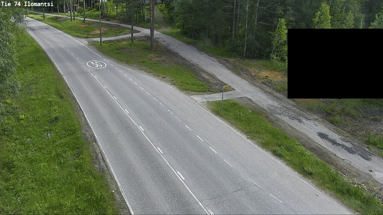 Weather Camera Image Väg 74 Ilomantsi, Ilomantsi, Pohjois-Karjala