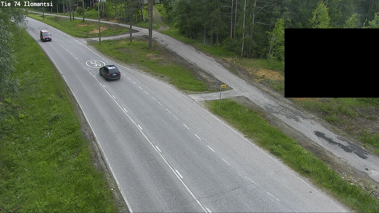 Weather Camera Image Väg 74 Ilomantsi, Ilomantsi, Pohjois-Karjala