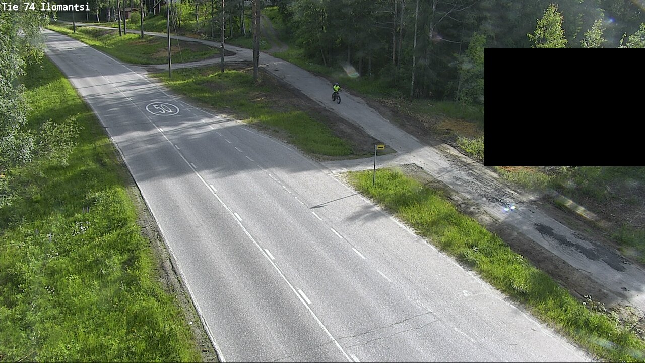 Weather Camera Image Väg 74 Ilomantsi, Ilomantsi, Pohjois-Karjala