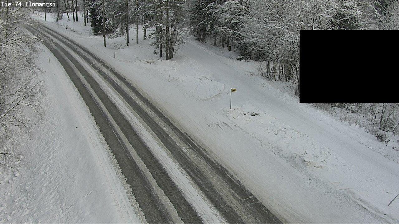 Weather Camera Image Väg 74 Ilomantsi, Ilomantsi, Pohjois-Karjala