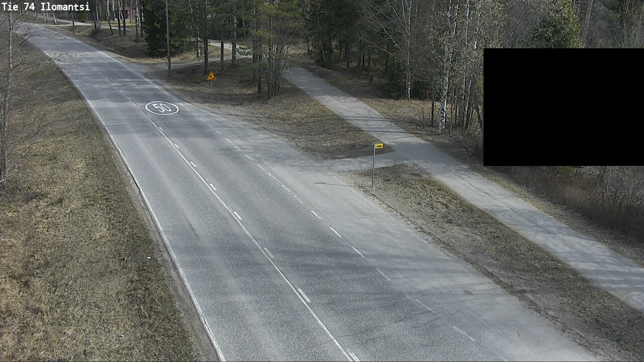 Weather Camera Image Väg 74 Ilomantsi, Ilomantsi, Pohjois-Karjala