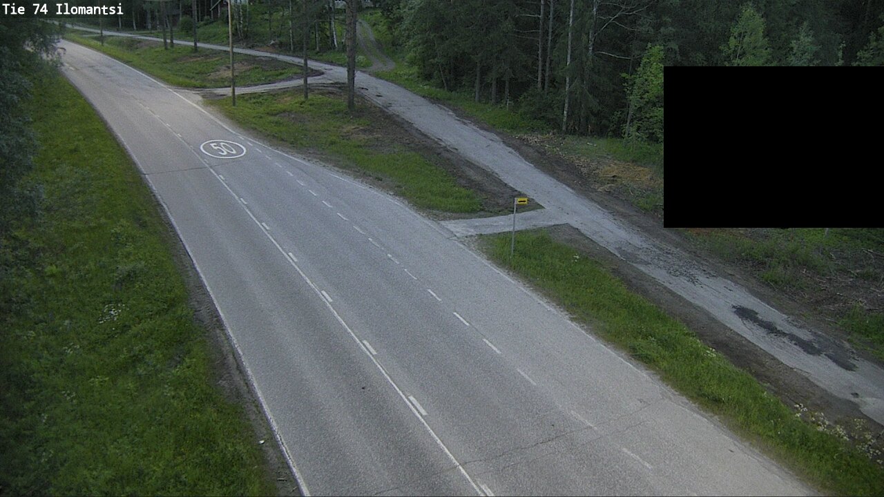 Weather Camera Image Väg 74 Ilomantsi, Ilomantsi, Pohjois-Karjala