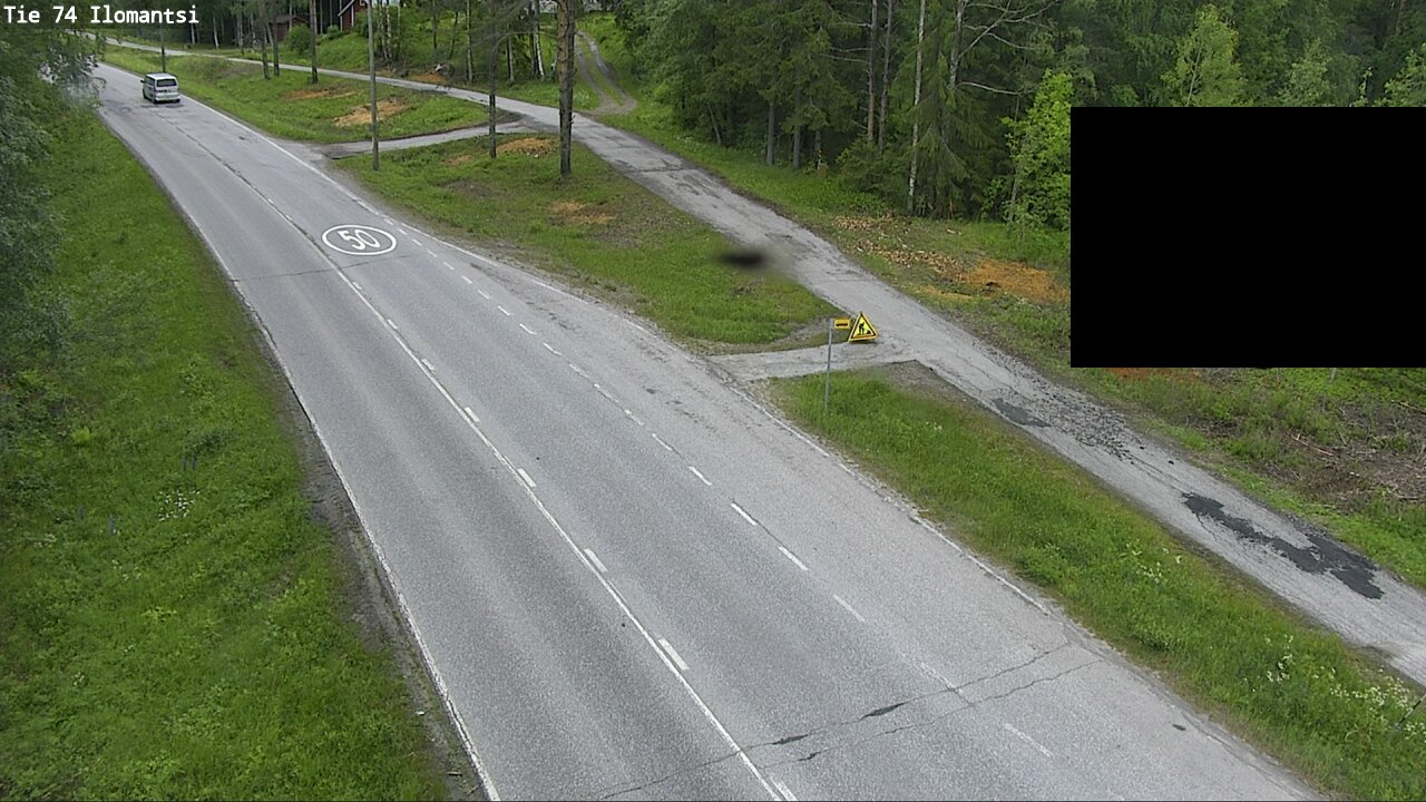 Weather Camera Image Väg 74 Ilomantsi, Ilomantsi, Pohjois-Karjala