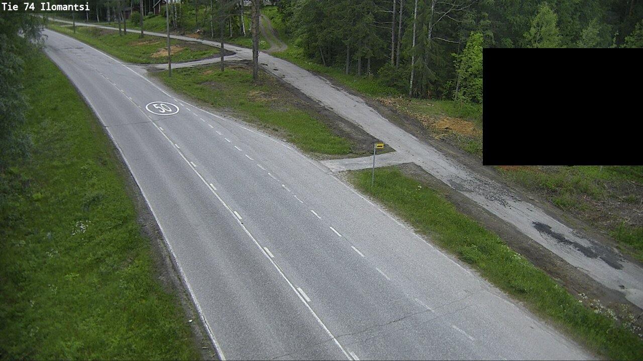 Weather Camera Image Väg 74 Ilomantsi, Ilomantsi, Pohjois-Karjala