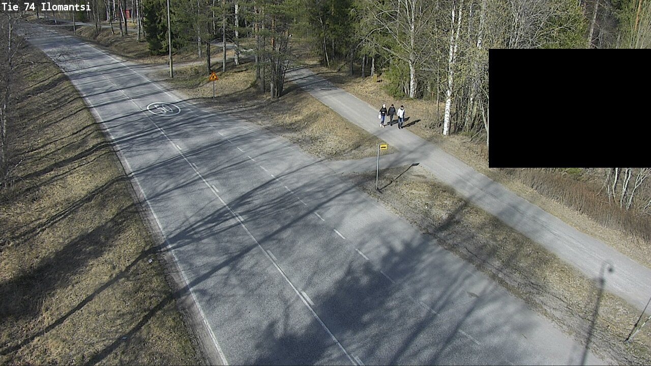 Weather Camera Image Väg 74 Ilomantsi, Ilomantsi, Pohjois-Karjala