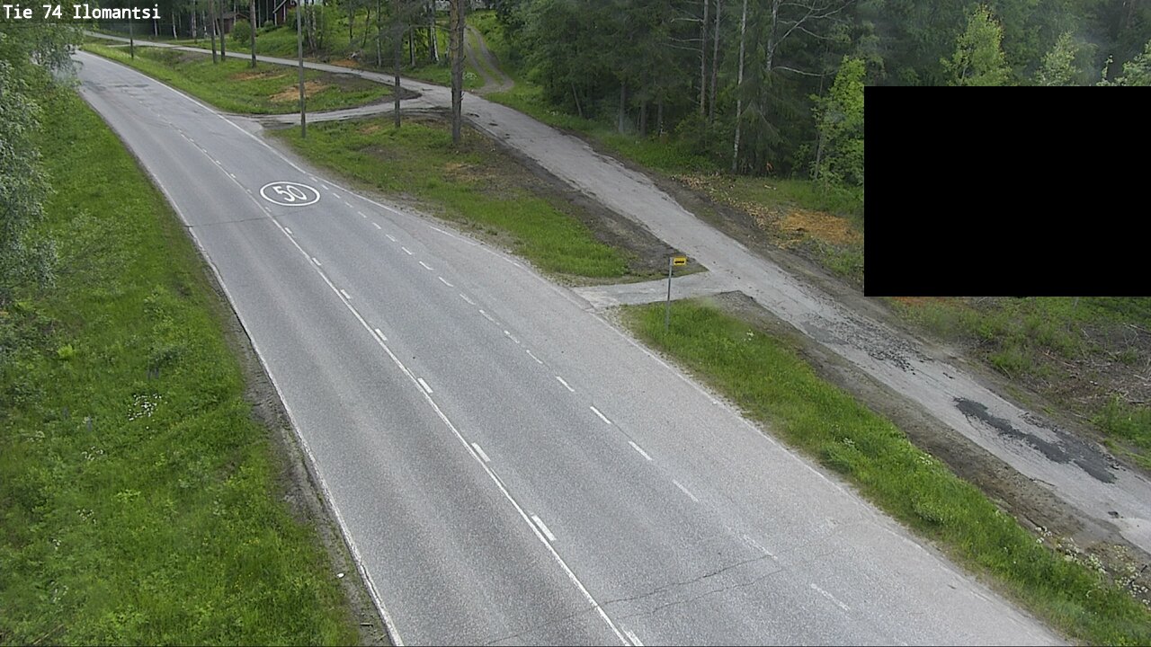 Weather Camera Image Väg 74 Ilomantsi, Ilomantsi, Pohjois-Karjala
