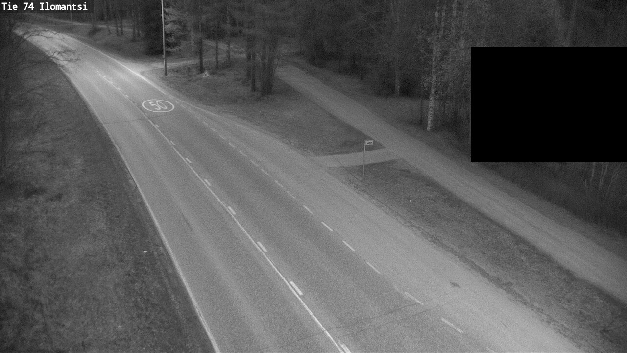 Weather Camera Image Väg 74 Ilomantsi, Ilomantsi, Pohjois-Karjala