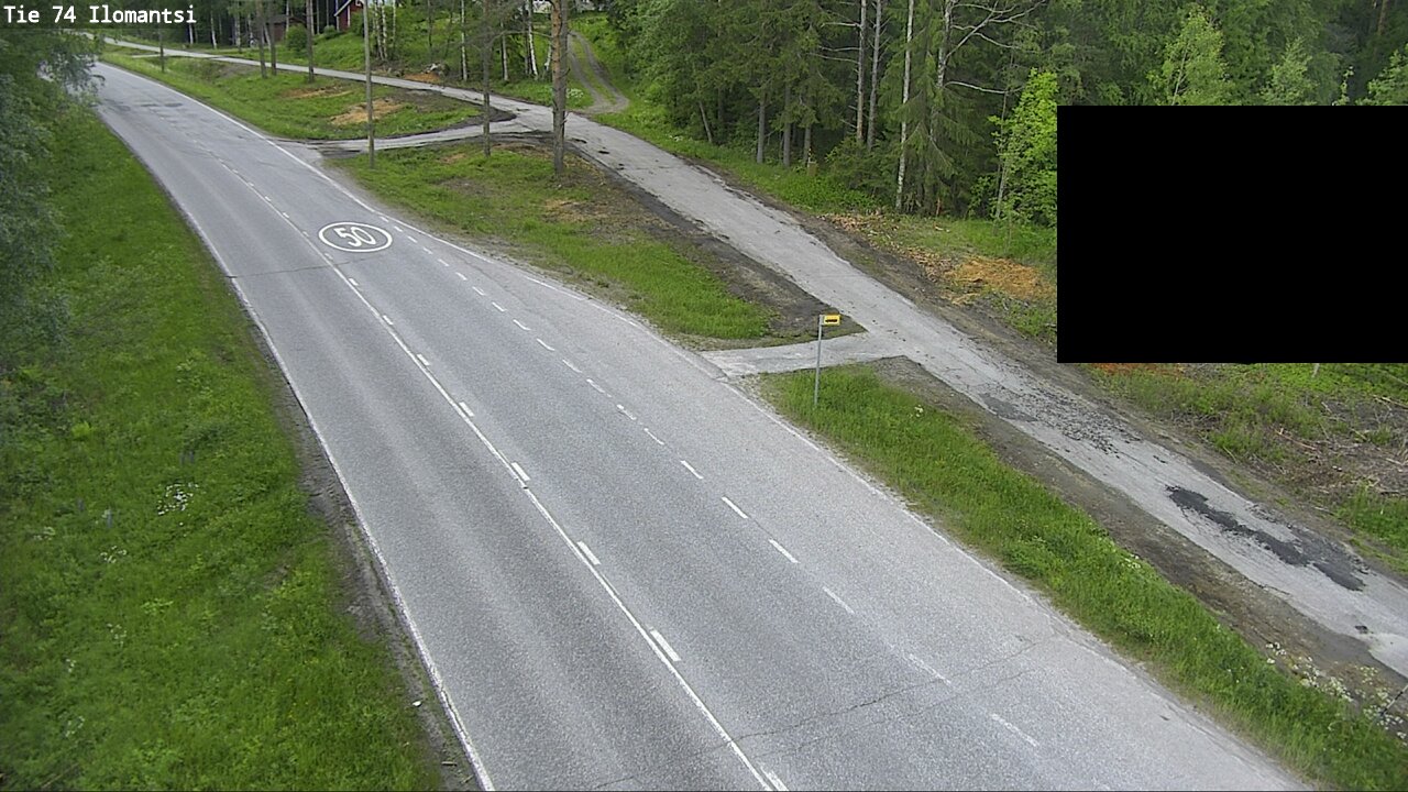 Weather Camera Image Väg 74 Ilomantsi, Ilomantsi, Pohjois-Karjala