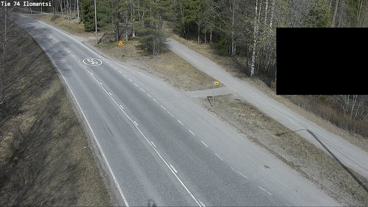 Weather Camera Image Väg 74 Ilomantsi, Ilomantsi, Pohjois-Karjala