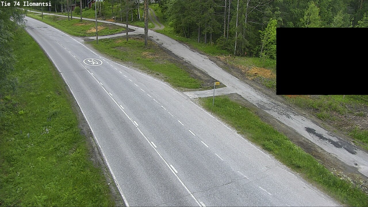 Weather Camera Image Väg 74 Ilomantsi, Ilomantsi, Pohjois-Karjala