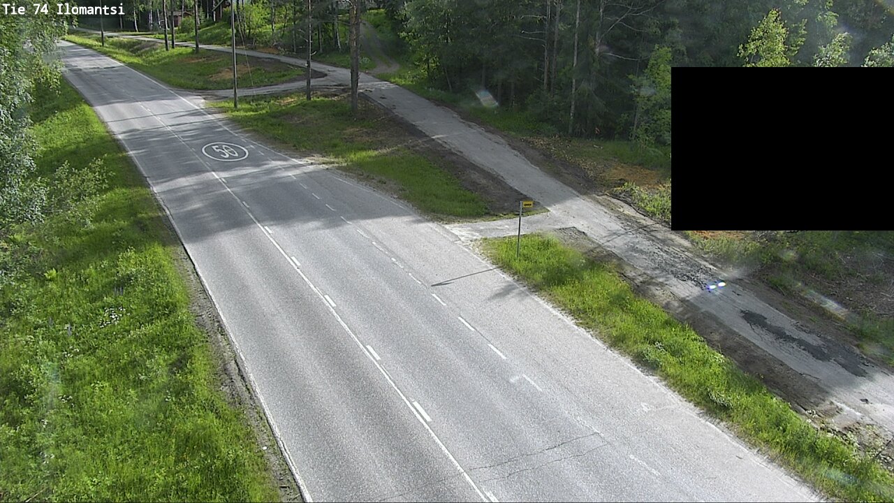 Weather Camera Image Väg 74 Ilomantsi, Ilomantsi, Pohjois-Karjala