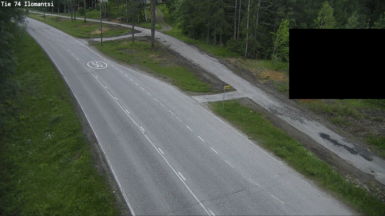 Weather Camera Image Väg 74 Ilomantsi, Ilomantsi, Pohjois-Karjala