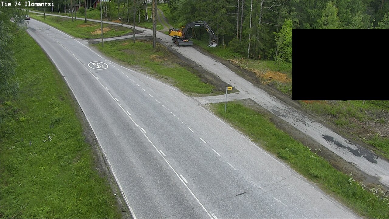 Weather Camera Image Väg 74 Ilomantsi, Ilomantsi, Pohjois-Karjala