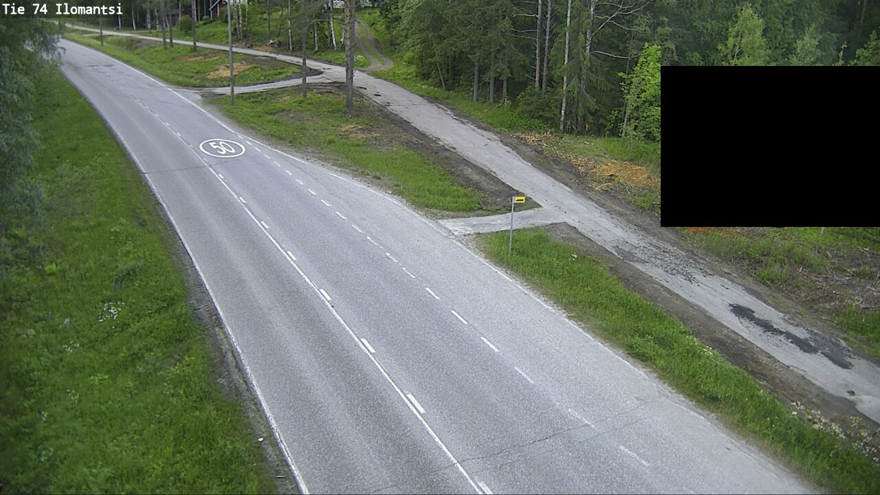 Weather Camera Image Väg 74 Ilomantsi, Ilomantsi, Pohjois-Karjala