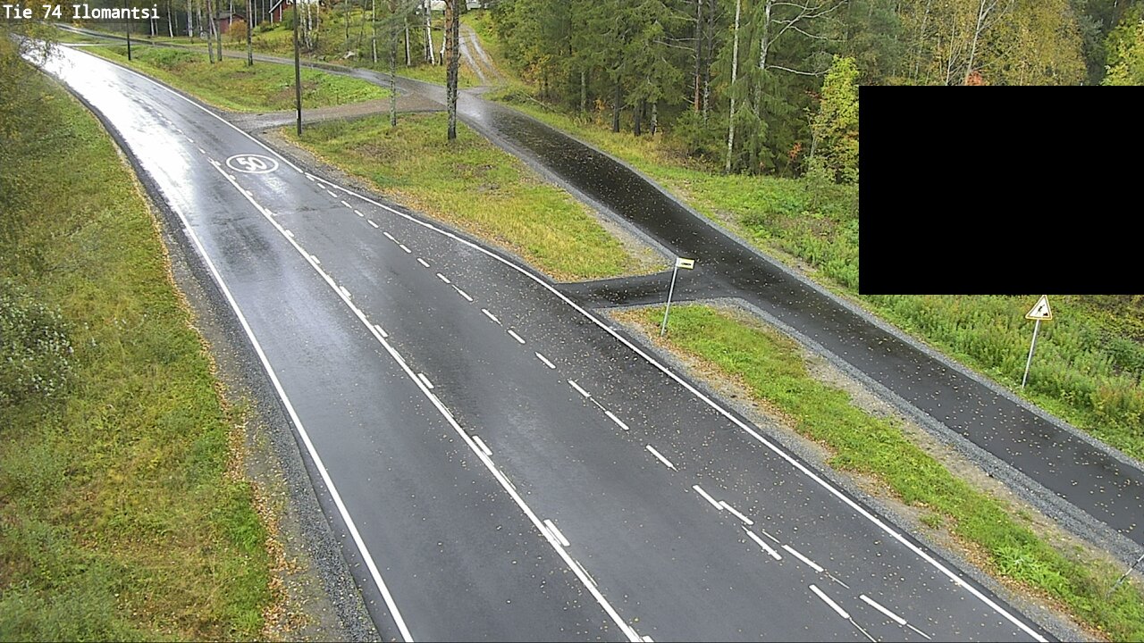 Weather Camera Image Väg 74 Ilomantsi, Ilomantsi, Pohjois-Karjala