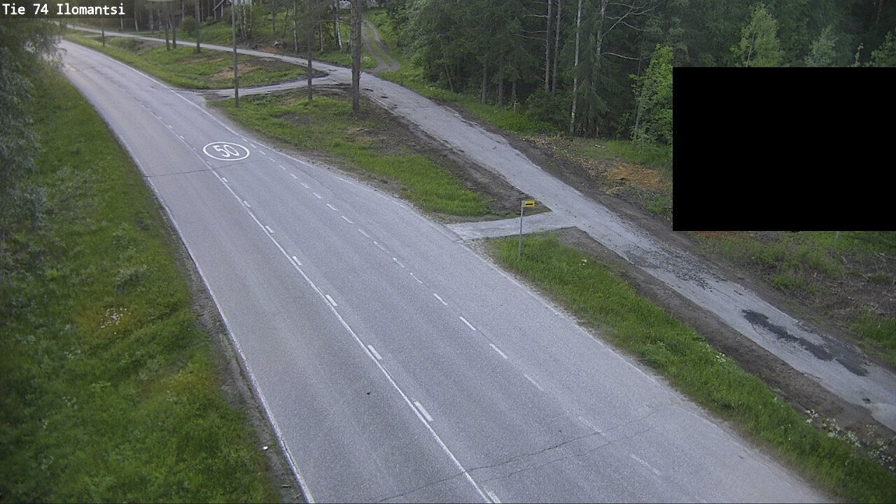 Weather Camera Image Väg 74 Ilomantsi, Ilomantsi, Pohjois-Karjala