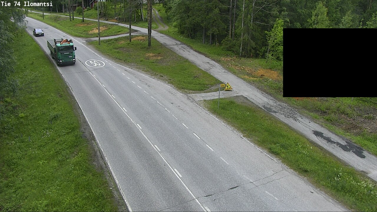 Weather Camera Image Väg 74 Ilomantsi, Ilomantsi, Pohjois-Karjala