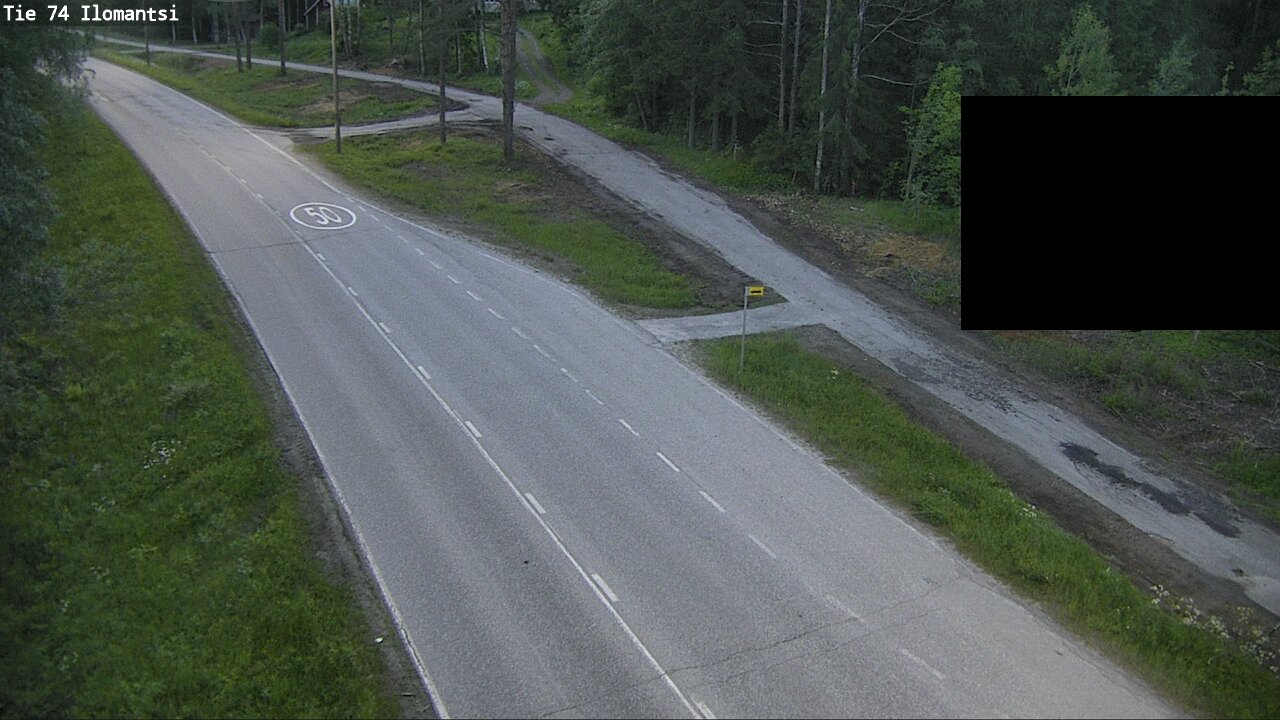 Weather Camera Image Väg 74 Ilomantsi, Ilomantsi, Pohjois-Karjala