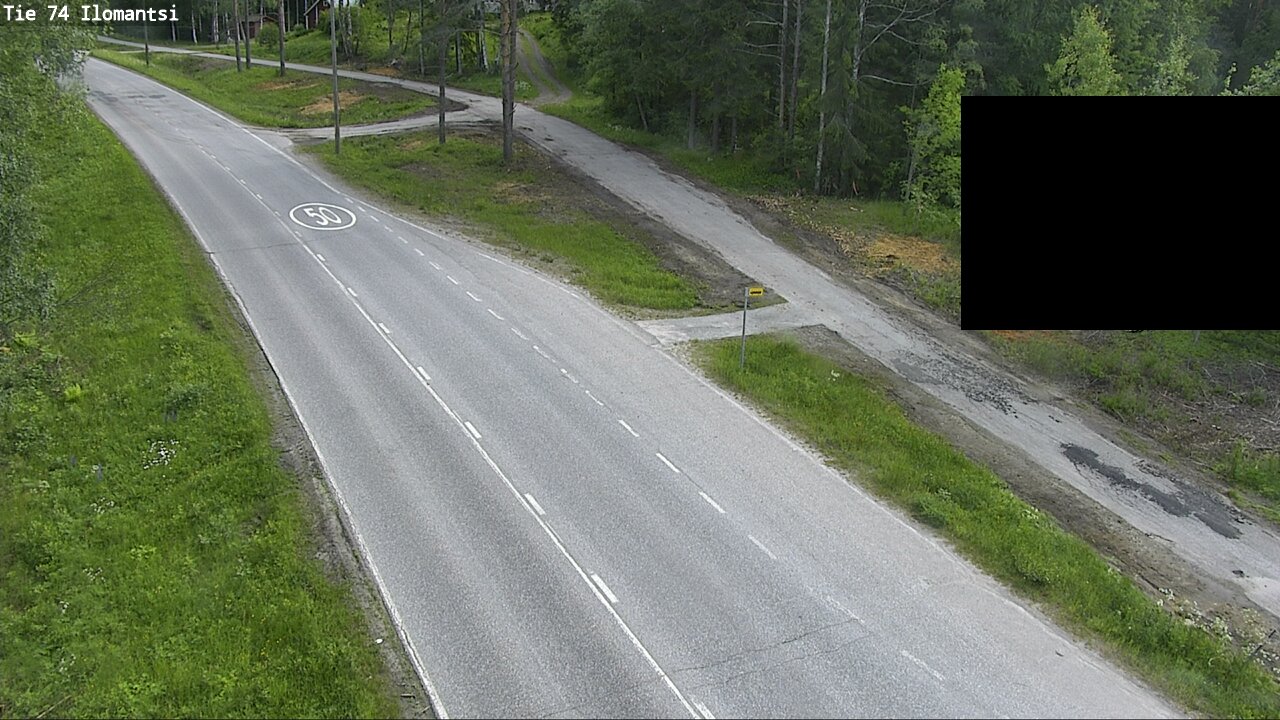 Weather Camera Image Väg 74 Ilomantsi, Ilomantsi, Pohjois-Karjala