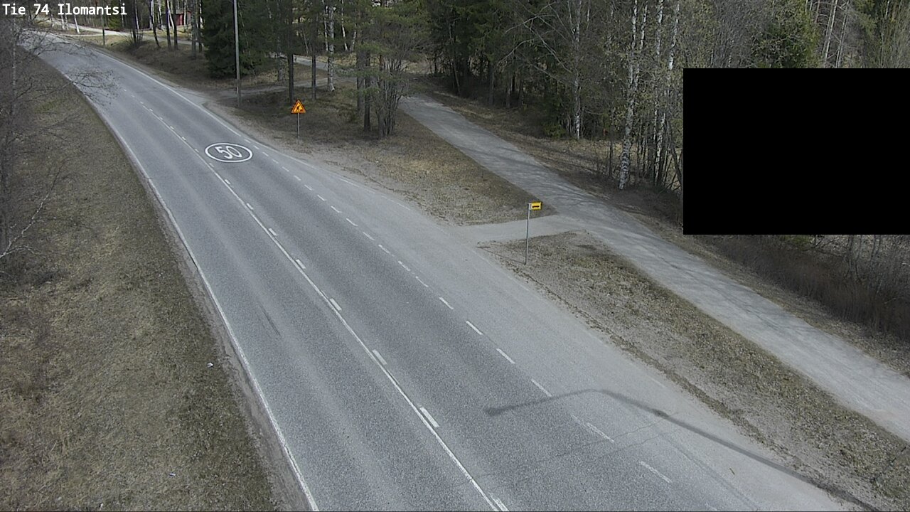 Weather Camera Image Väg 74 Ilomantsi, Ilomantsi, Pohjois-Karjala