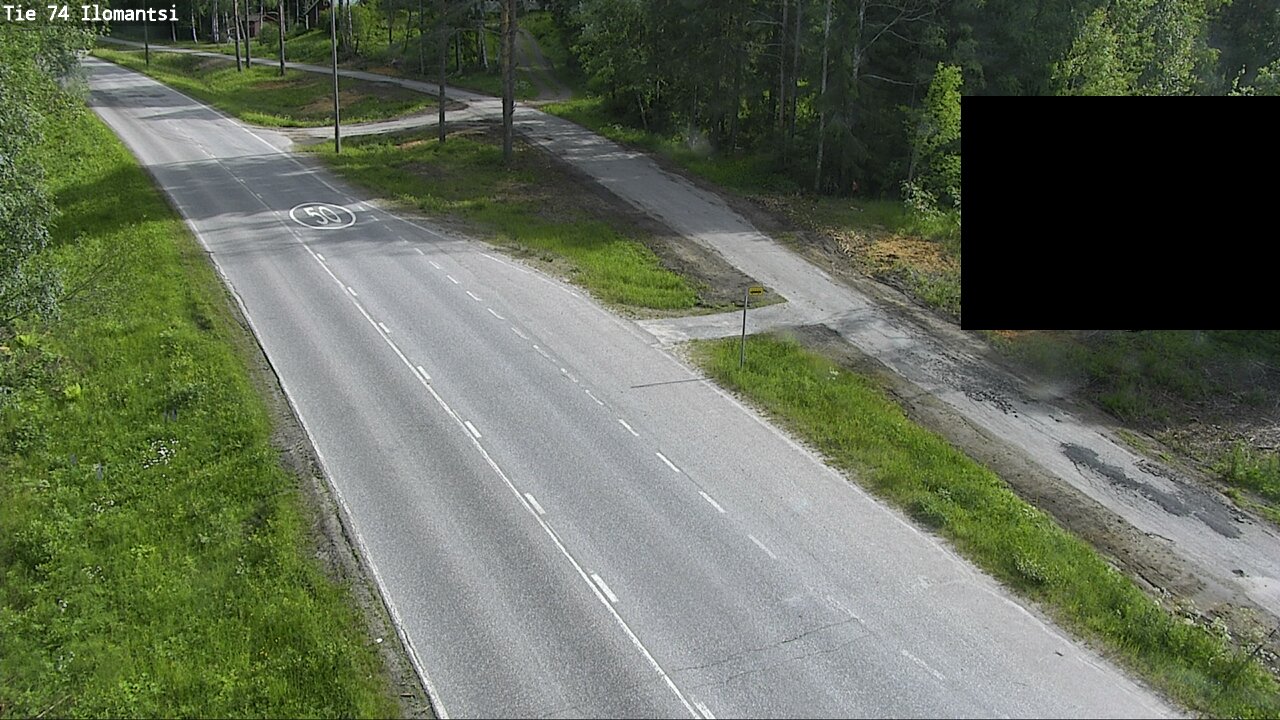 Weather Camera Image Väg 74 Ilomantsi, Ilomantsi, Pohjois-Karjala