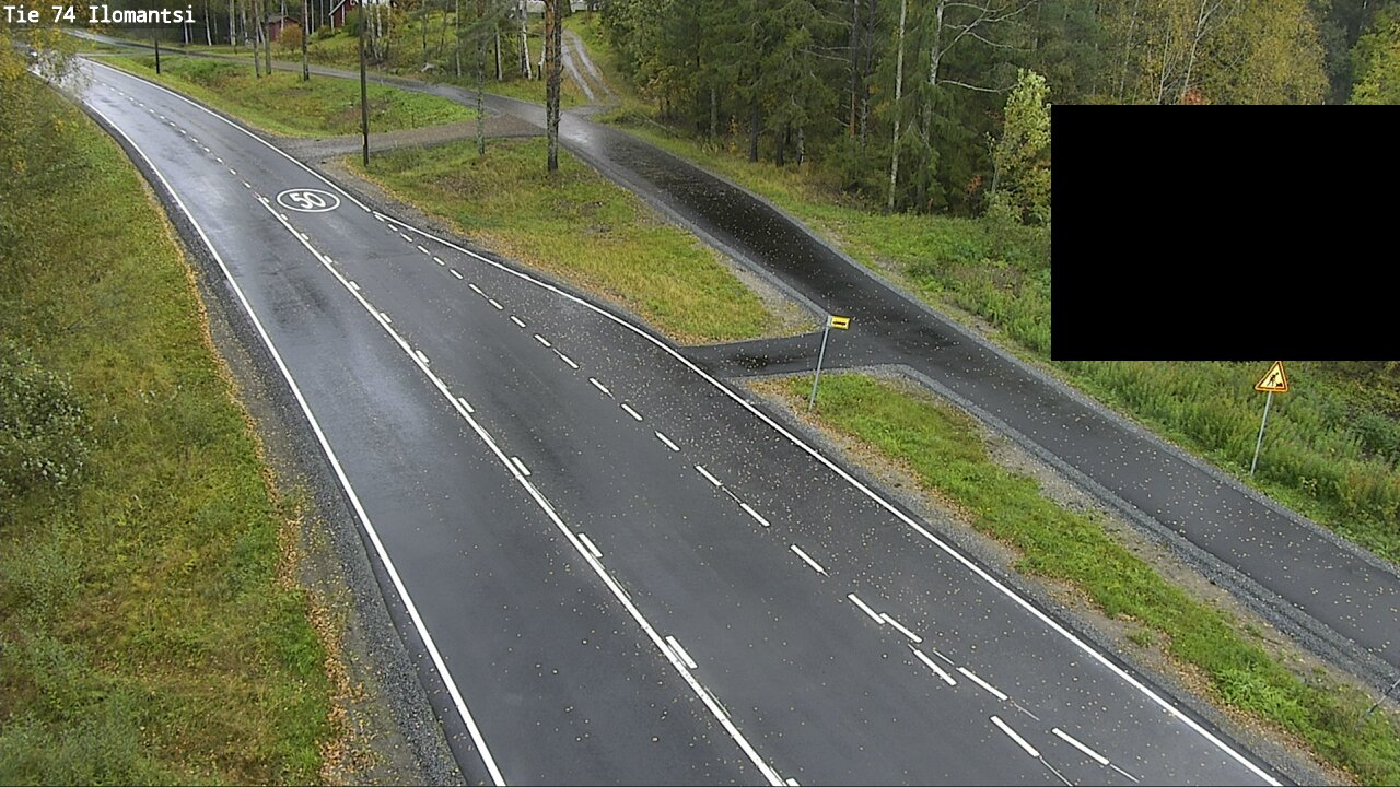 Weather Camera Image Väg 74 Ilomantsi, Ilomantsi, Pohjois-Karjala