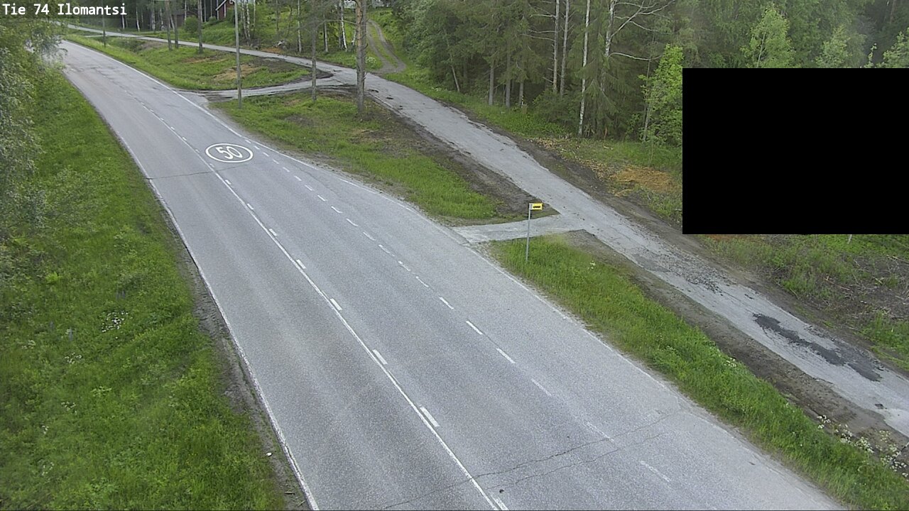 Weather Camera Image Väg 74 Ilomantsi, Ilomantsi, Pohjois-Karjala