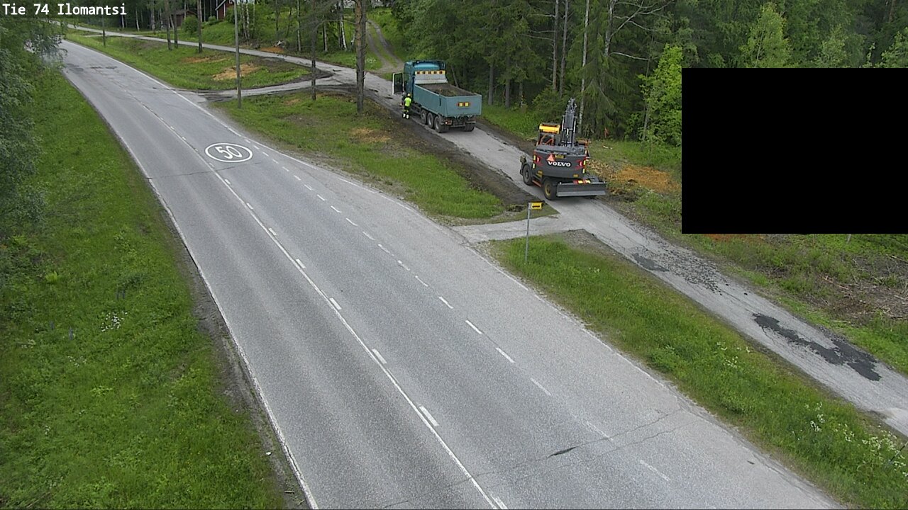 Weather Camera Image Väg 74 Ilomantsi, Ilomantsi, Pohjois-Karjala