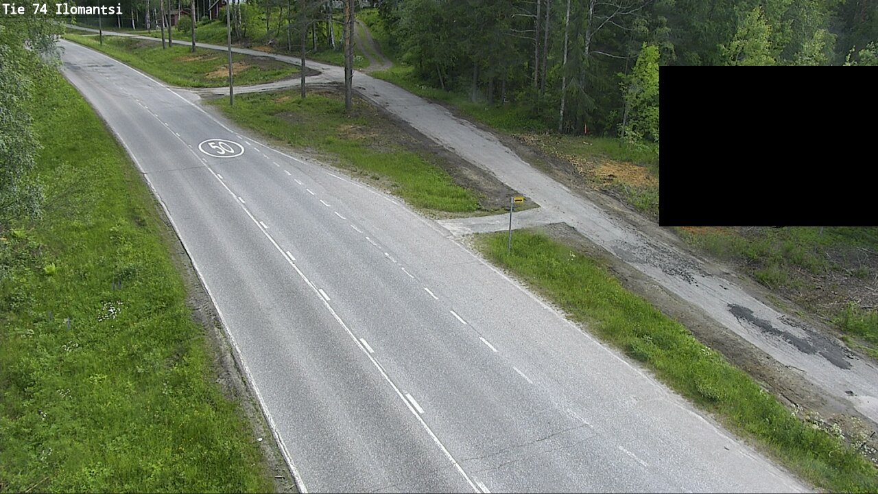 Weather Camera Image Väg 74 Ilomantsi, Ilomantsi, Pohjois-Karjala