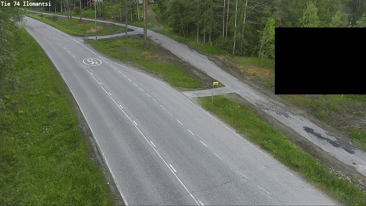 Weather Camera Image Väg 74 Ilomantsi, Ilomantsi, Pohjois-Karjala