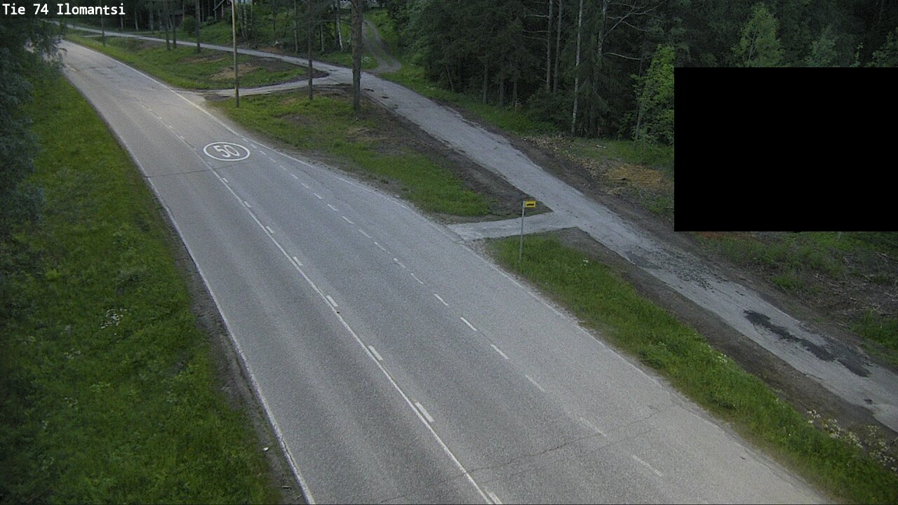 Weather Camera Image Väg 74 Ilomantsi, Ilomantsi, Pohjois-Karjala