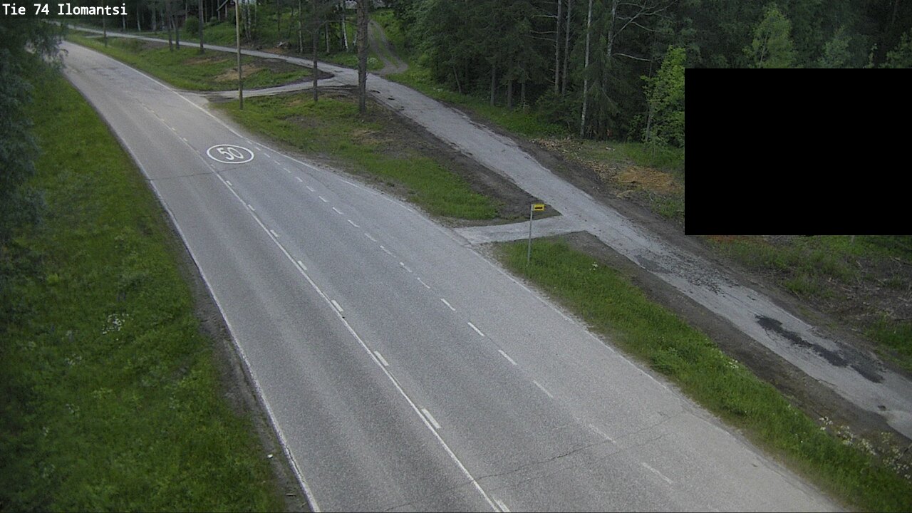 Weather Camera Image Väg 74 Ilomantsi, Ilomantsi, Pohjois-Karjala