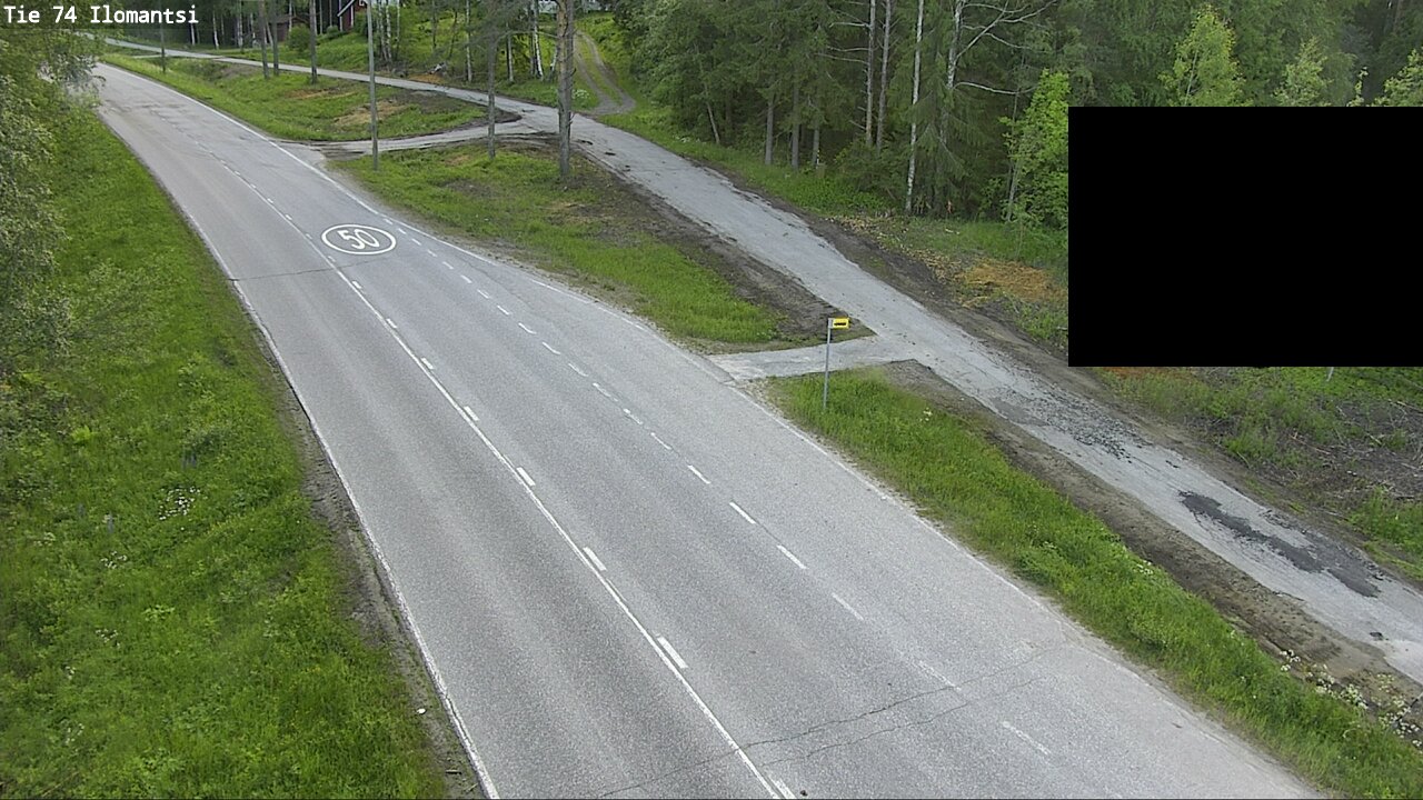 Weather Camera Image Väg 74 Ilomantsi, Ilomantsi, Pohjois-Karjala