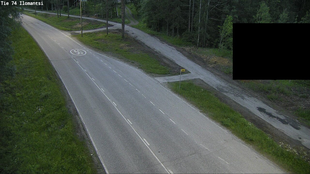 Weather Camera Image Väg 74 Ilomantsi, Ilomantsi, Pohjois-Karjala