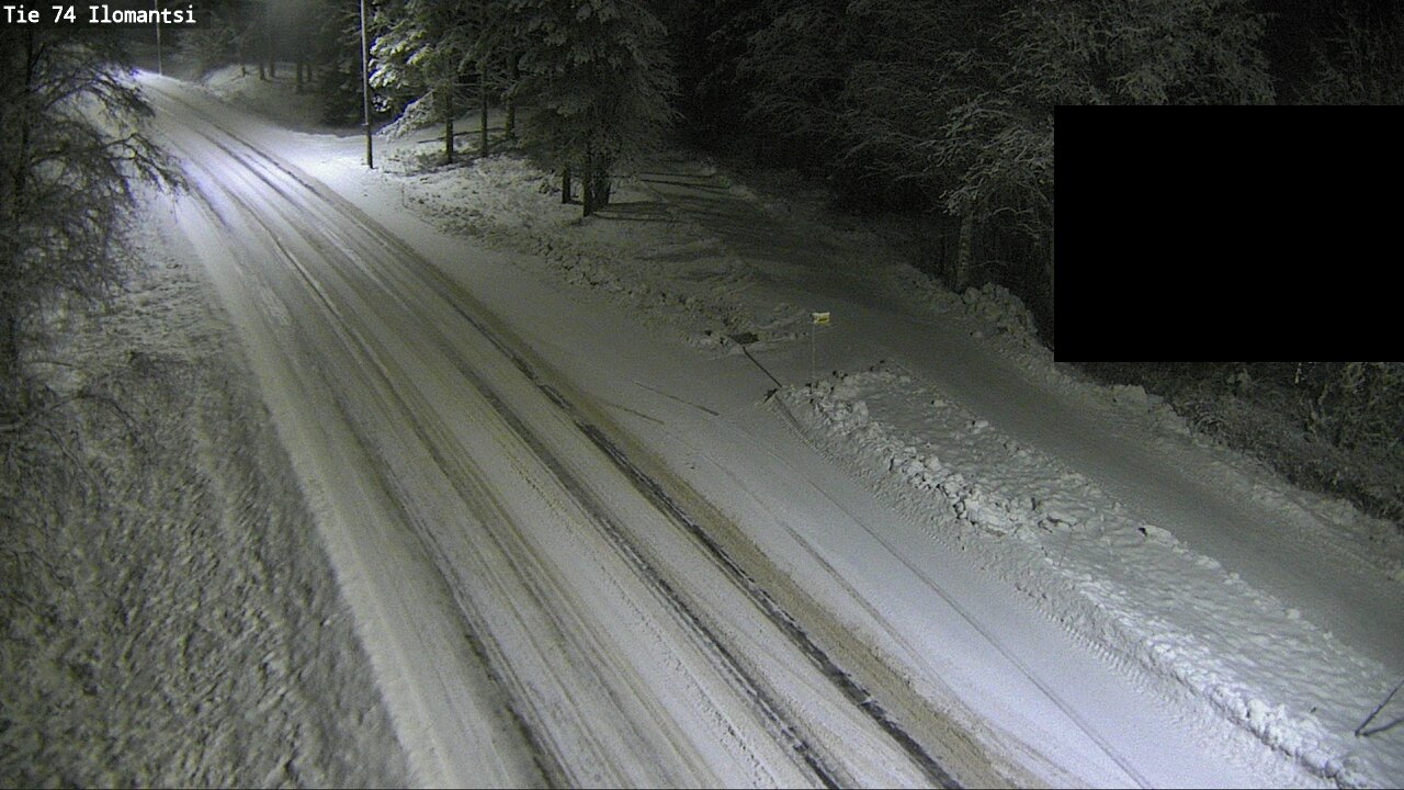 Weather Camera Image Väg 74 Ilomantsi, Ilomantsi, Pohjois-Karjala
