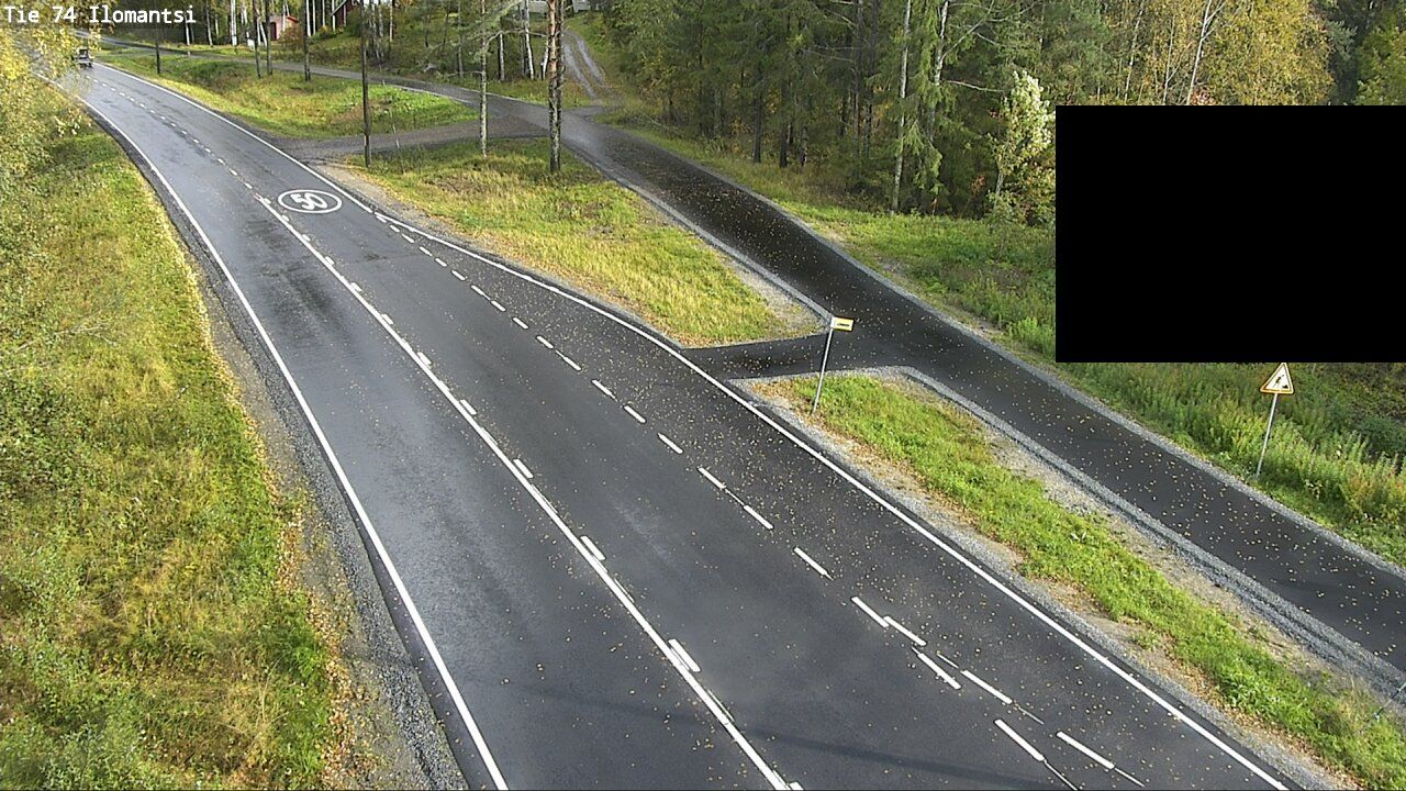 Weather Camera Image Väg 74 Ilomantsi, Ilomantsi, Pohjois-Karjala