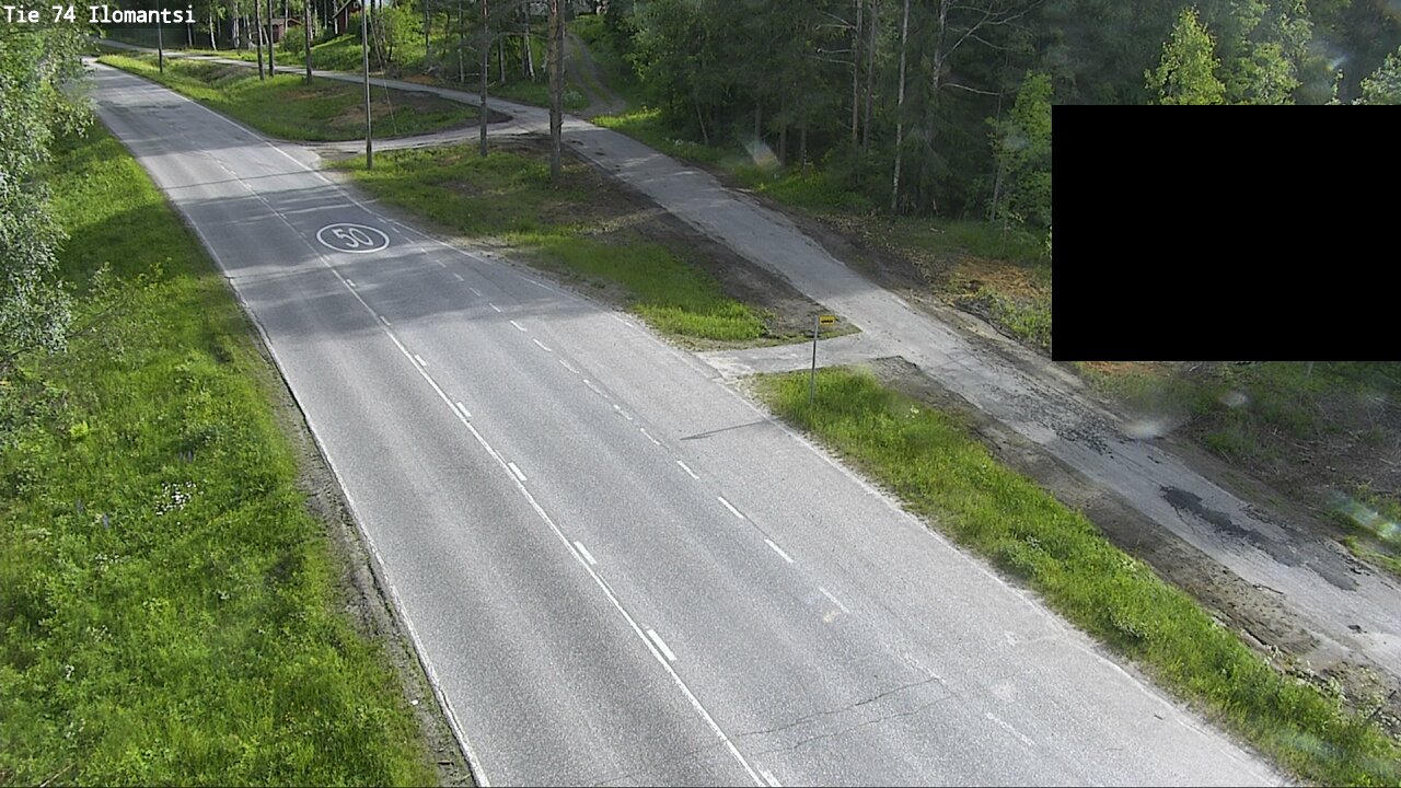 Weather Camera Image Väg 74 Ilomantsi, Ilomantsi, Pohjois-Karjala