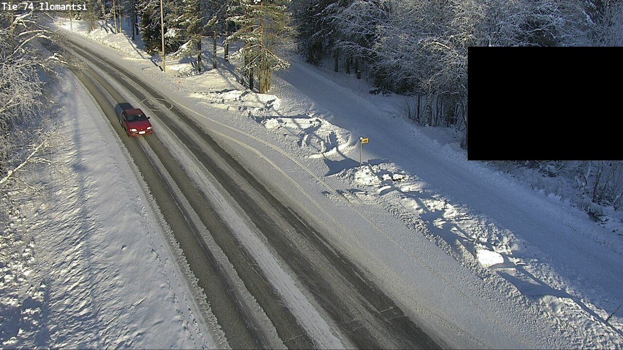 Weather Camera Image Väg 74 Ilomantsi, Ilomantsi, Pohjois-Karjala